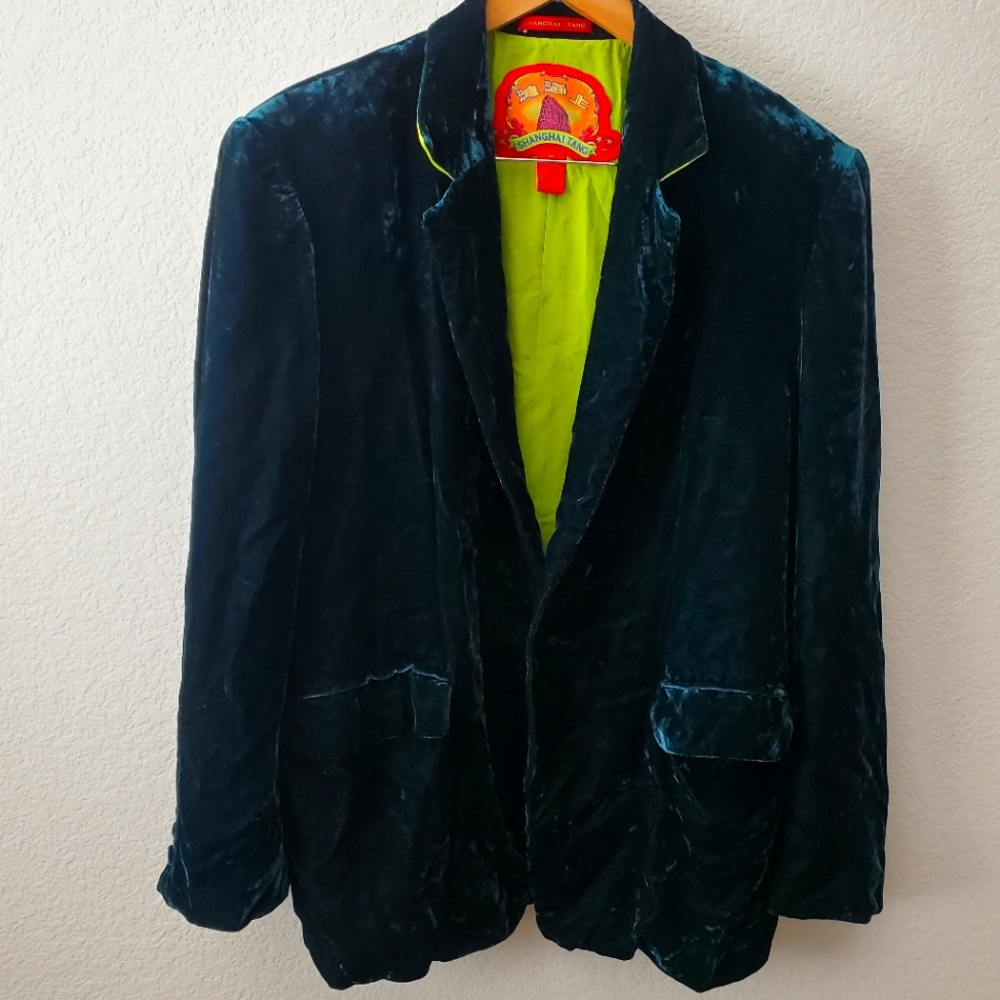 Shanghai Tang Velvet Blazer
